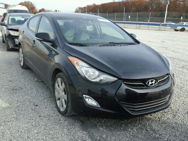 5NPDH4AE2BH009087 - 2011 HYUNDAI ELANTRA GL BLACK photo 1