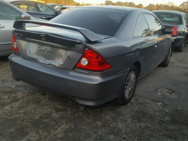 1HGEM22965L076752 - 2005 HONDA CIVIC EX Boz foto 4