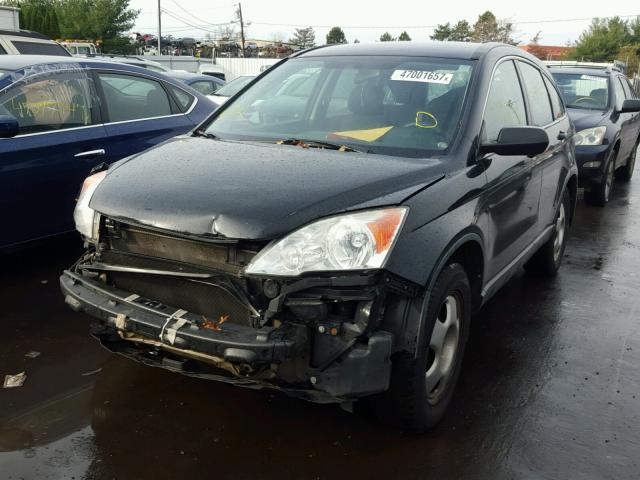 5J6RE4H36BL058852 - 2011 HONDA CR-V LX BLACK photo 2