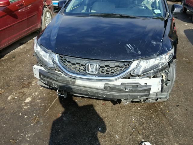 2HGFB2F5XDH587278 - 2013 HONDA CIVIC LX BLACK photo 9