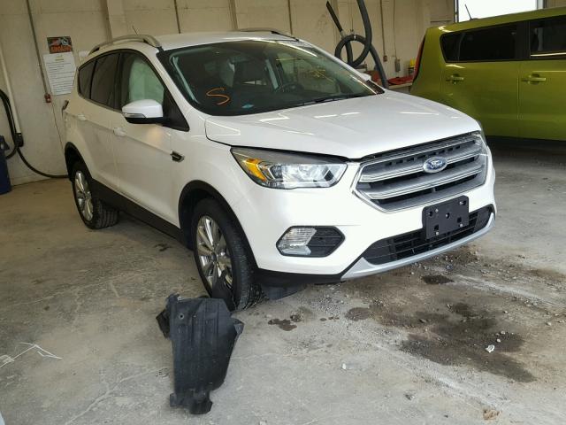 1FMCU0JD8HUC90099 - 2017 FORD ESCAPE TIT WHITE photo 1