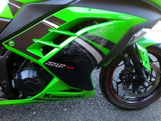 JKAEX8A19EA004602 - 2014 KAWASAKI EX300 A GREEN photo 9