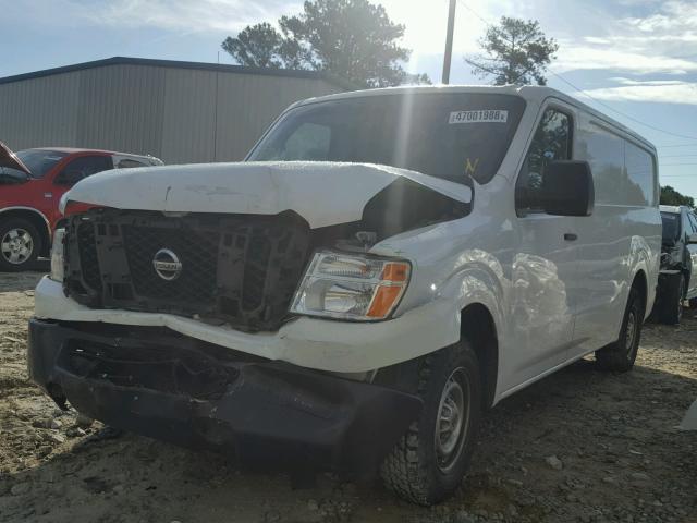 1N6BF0KMXDN103763 - 2013 NISSAN NV 1500 WHITE photo 2