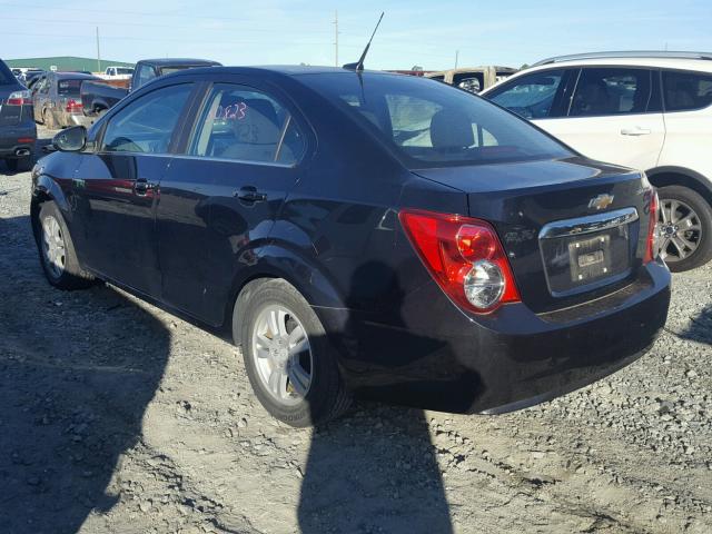 1G1JC5SH9D4253434 - 2013 CHEVROLET SONIC LT BLACK photo 3