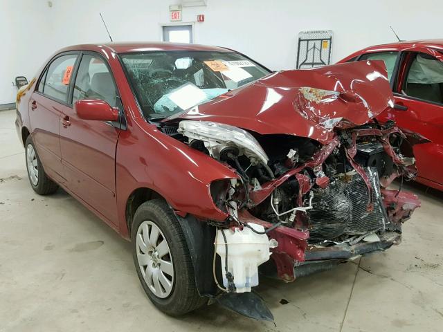 2T1BR32E94C240135 - 2004 TOYOTA COROLLA CE RED photo 1