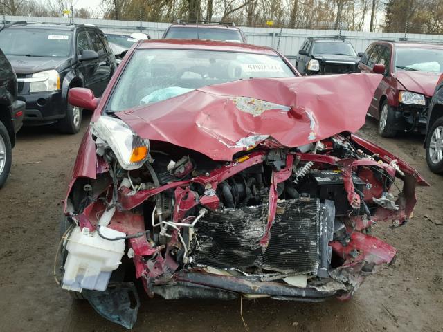 2T1BR32E94C240135 - 2004 TOYOTA COROLLA CE RED photo 9