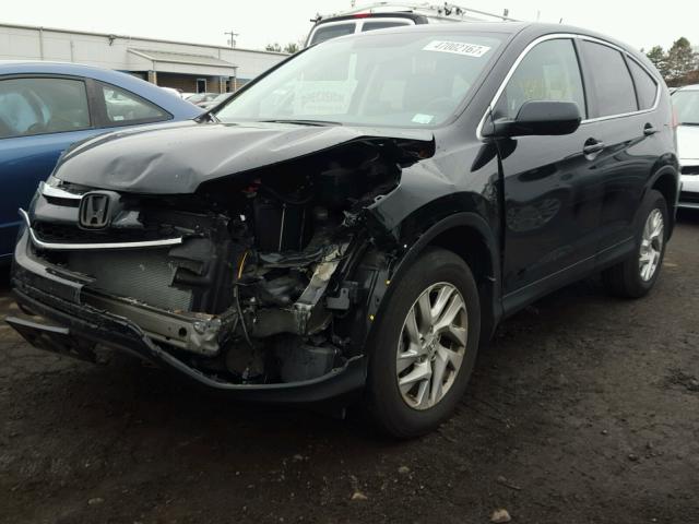 5J6RM4H52GL021454 - 2016 HONDA CR-V EX BLACK photo 2