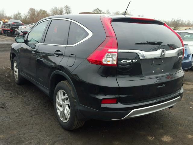 5J6RM4H52GL021454 - 2016 HONDA CR-V EX BLACK photo 3