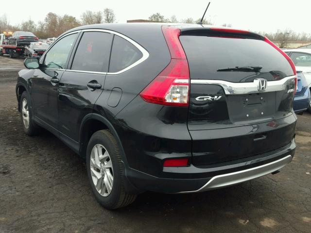 5J6RM4H52GL021454 - 2016 HONDA CR-V EX BLACK photo 3