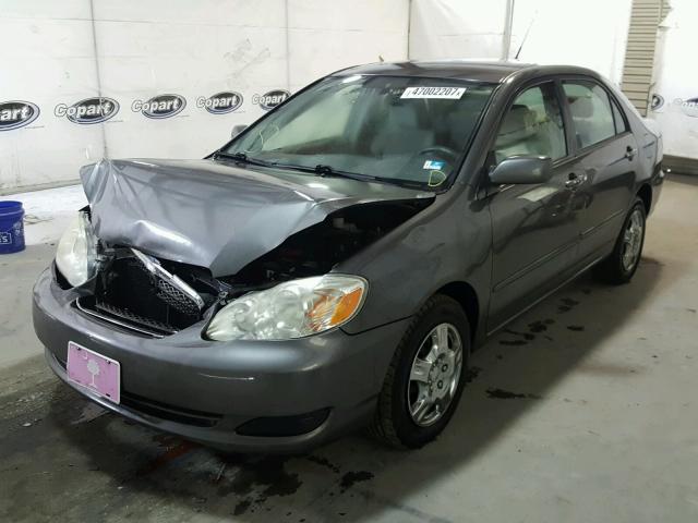 2T1BR32E78C904759 - 2008 TOYOTA COROLLA CE CHARCOAL photo 2