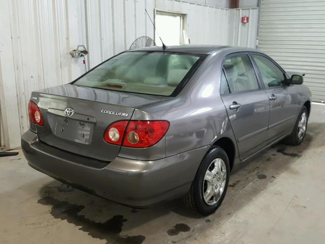 2T1BR32E78C904759 - 2008 TOYOTA COROLLA CE CHARCOAL photo 4