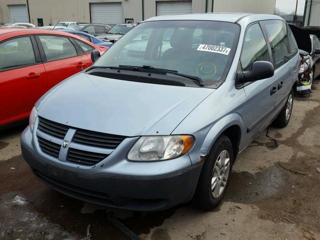 1D4GP25B46B662258 - 2006 DODGE CARAVAN TEAL photo 2