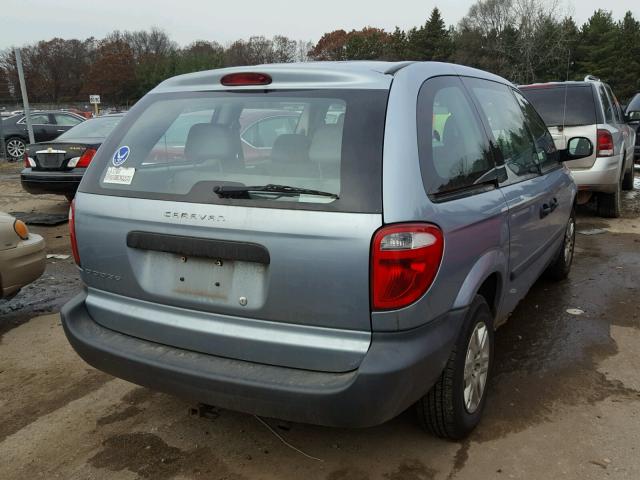 1D4GP25B46B662258 - 2006 DODGE CARAVAN TEAL photo 4