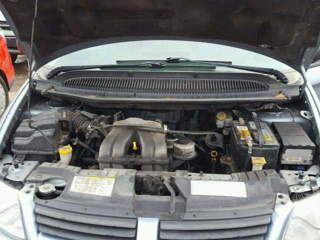 1D4GP25B46B662258 - 2006 DODGE CARAVAN TEAL photo 7