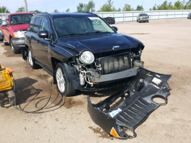 1J4FT47B89D210779 - 2009 JEEP COMPASS SP BLACK photo 1