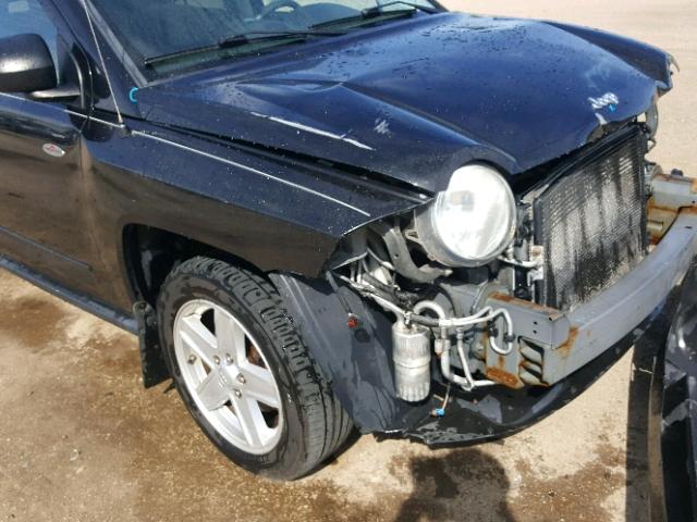 1J4FT47B89D210779 - 2009 JEEP COMPASS SP BLACK photo 9