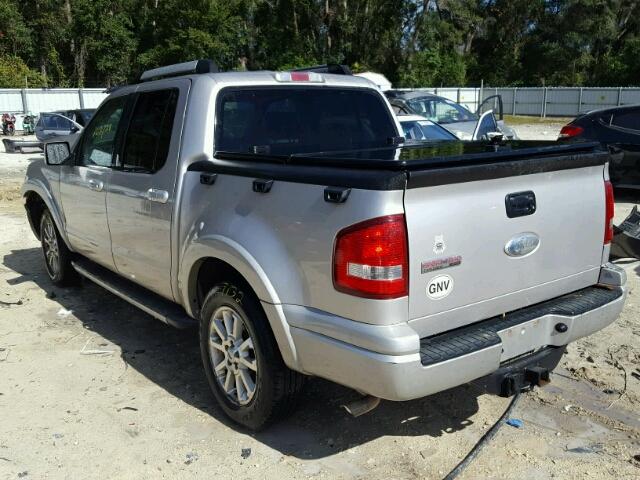 1FMEU33K87UA45761 - 2007 FORD EXPLORER S SILVER photo 3