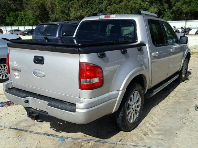 1FMEU33K87UA45761 - 2007 FORD EXPLORER S SILVER photo 4