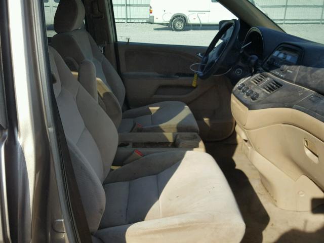 5FNRL38267B072712 - 2007 HONDA ODYSSEY LX GOLD photo 5