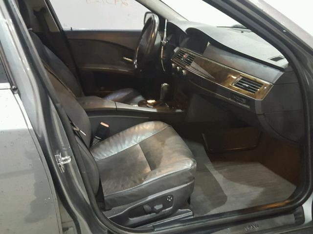 WBANF33597CS40201 - 2007 BMW 525 XI GRAY photo 5