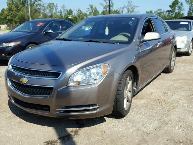 1G1ZC5EU6CF235455 - 2012 CHEVROLET MALIBU 1LT BROWN photo 2