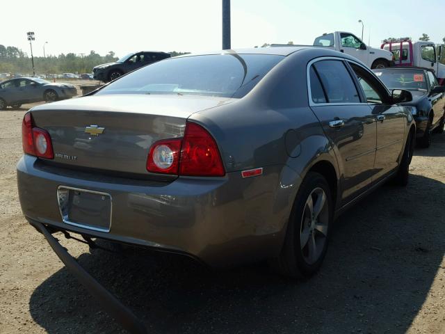 1G1ZC5EU6CF235455 - 2012 CHEVROLET MALIBU 1LT BROWN photo 4