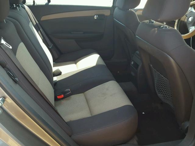 1G1ZC5EU6CF235455 - 2012 CHEVROLET MALIBU 1LT BROWN photo 6