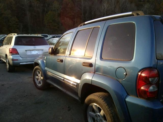 1J4GL58K05W564156 - 2005 JEEP LIBERTY LI BLUE photo 3