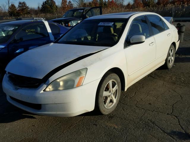 1HGCM56755A041231 - 2005 HONDA ACCORD WHITE photo 2