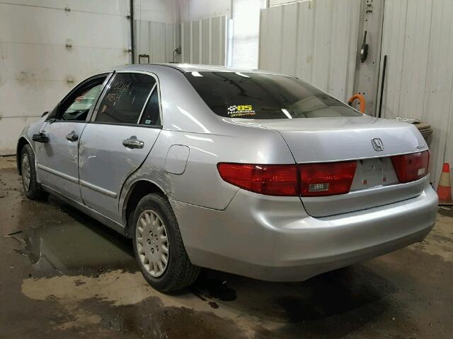 1HGCM561X5A142177 - 2005 HONDA ACCORD DX SILVER photo 3