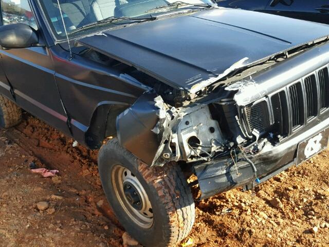 1J4FJ68SXVL566473 - 1997 JEEP CHEROKEE S BLACK photo 9