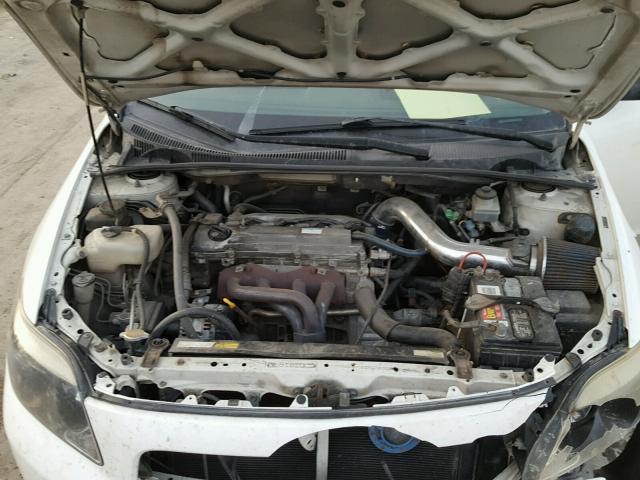 JTKDE177550011474 - 2005 TOYOTA SCION TC WHITE photo 7