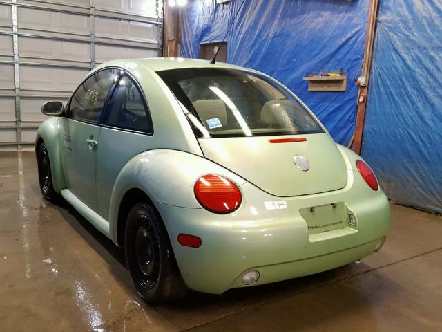 3VWCK31C04M422481 - 2004 VOLKSWAGEN NEW BEETLE GREEN photo 3