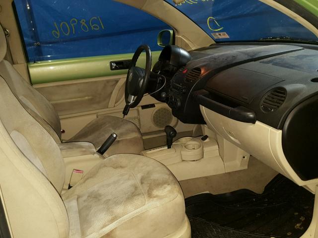 3VWCK31C04M422481 - 2004 VOLKSWAGEN NEW BEETLE Yaşıl foto 5