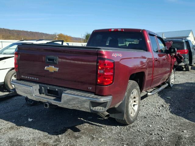 1GCVKREC1GZ175533 - 2016 CHEVROLET SILVERADO MAROON photo 4