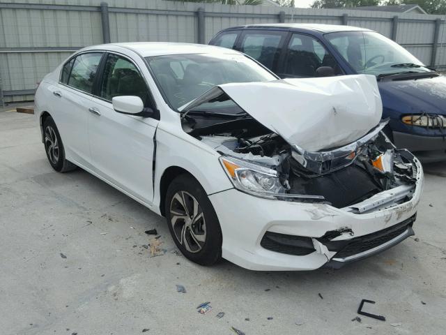 1HGCR2F35HA170233 - 2017 HONDA ACCORD LX WHITE photo 1