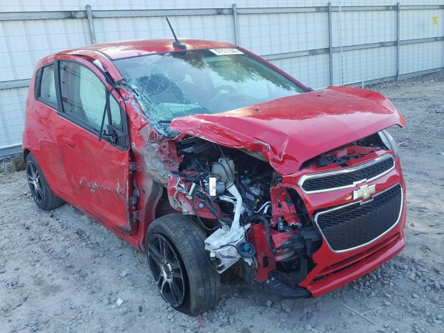 KL8CB6S98DC502757 - 2013 CHEVROLET SPARK LS RED photo 1