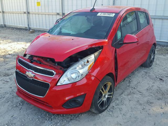 KL8CB6S98DC502757 - 2013 CHEVROLET SPARK LS RED photo 2