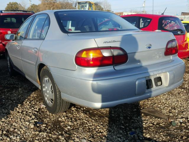 1G1ND52MXX6237358 - 1999 CHEVROLET MALIBU SILVER photo 3