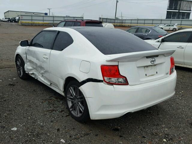 JTKJF5C70D3058261 - 2013 TOYOTA SCION TC 白色 照片 3