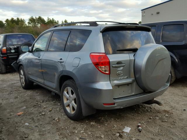 JTMBK31V085048532 - 2008 TOYOTA RAV4 LIMIT SILVER photo 3