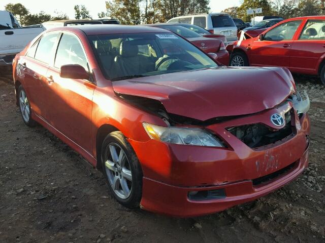 4T1BE46K27U190764 - 2007 TOYOTA CAMRY RED photo 1