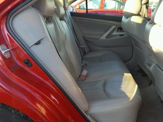 4T1BE46K27U190764 - 2007 TOYOTA CAMRY RED photo 6