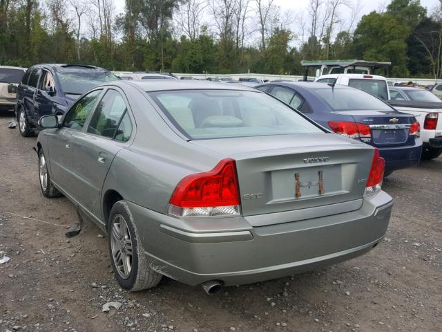 YV1RS592282694722 - 2008 VOLVO S60 2.5T GREEN photo 3