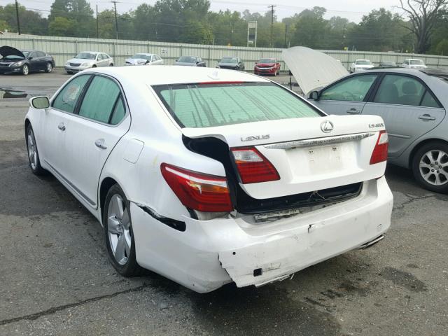 JTHGL5EFXA5040234 - 2010 LEXUS LS 460L WHITE photo 3