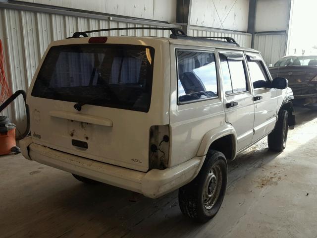 1J4FT68S4XL511174 - 1999 JEEP CHEROKEE S WHITE photo 4