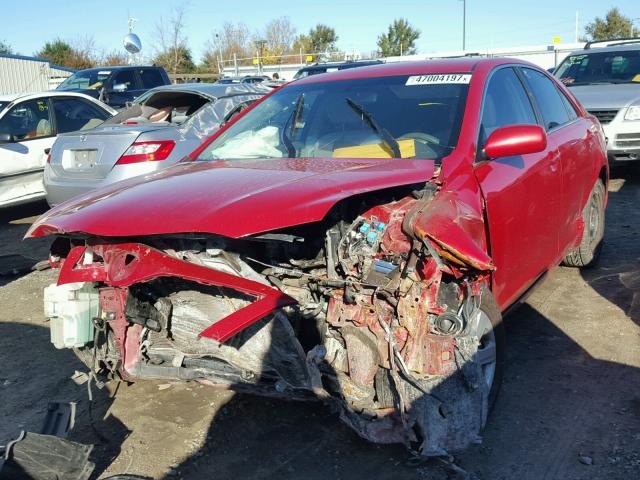 4T4BF3EKXBR216938 - 2011 TOYOTA CAMRY BASE RED photo 2
