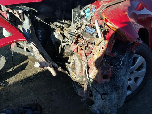 4T4BF3EKXBR216938 - 2011 TOYOTA CAMRY BASE RED photo 9