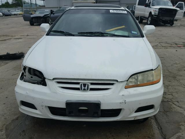 1HGCG22531A020995 - 2001 HONDA ACCORD EX WHITE photo 9