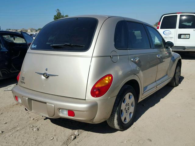 3C4FY58B25T640873 - 2005 CHRYSLER PT CRUISER GOLD photo 4